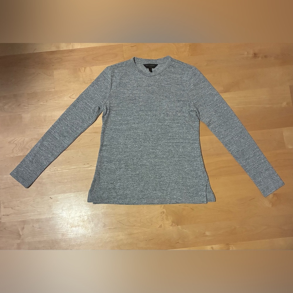 Banana Republic Heather Gray Knit Top